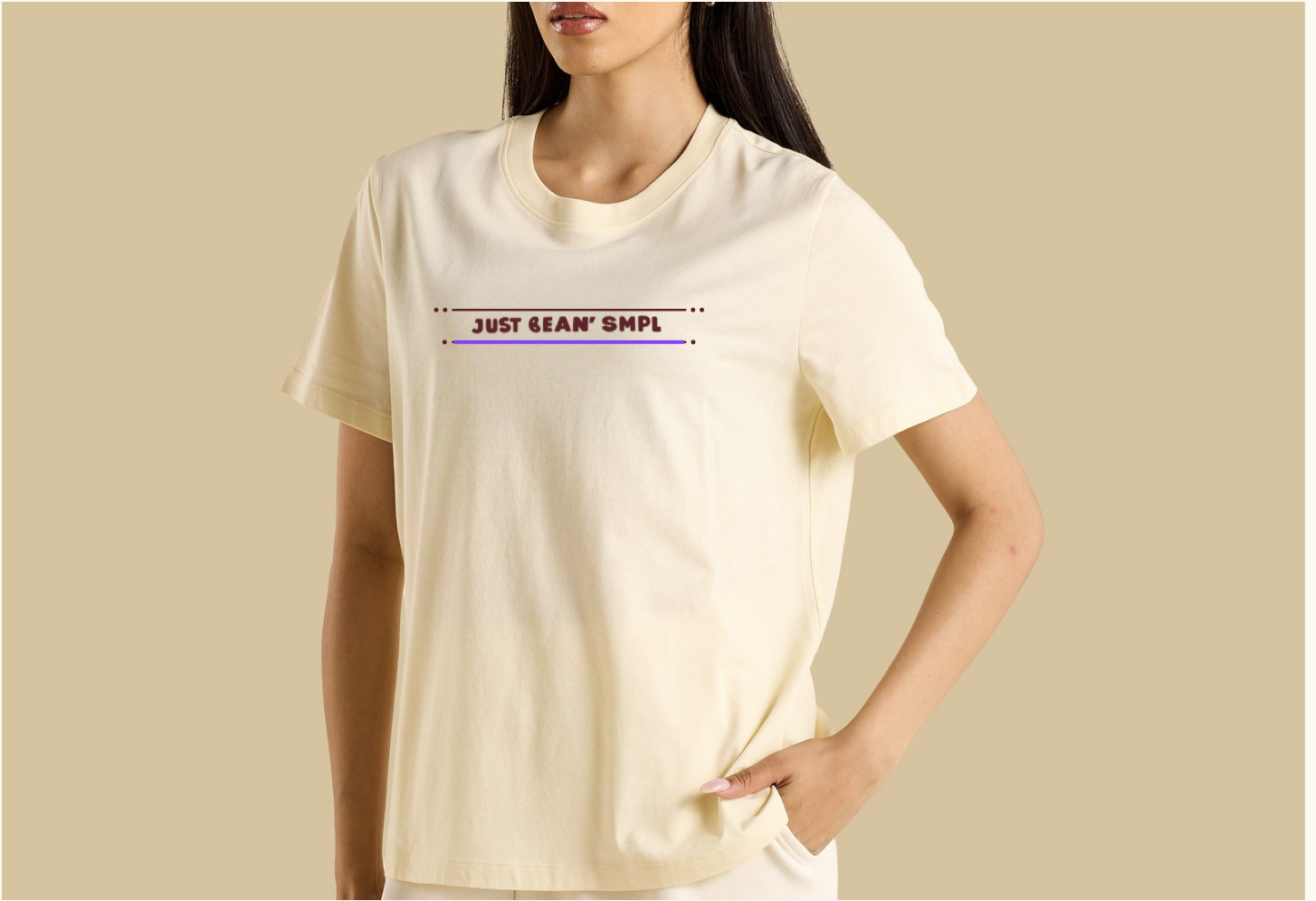 Front of the bean tee